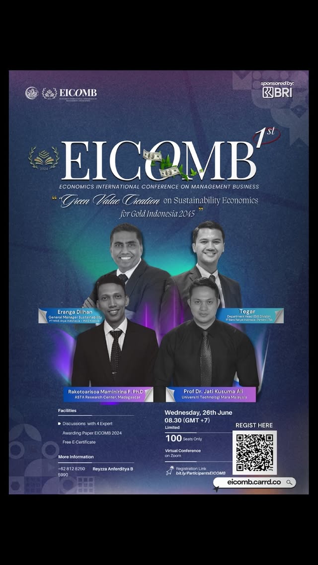 1st Economic International Conference On Management and Business (1st EICOMB)