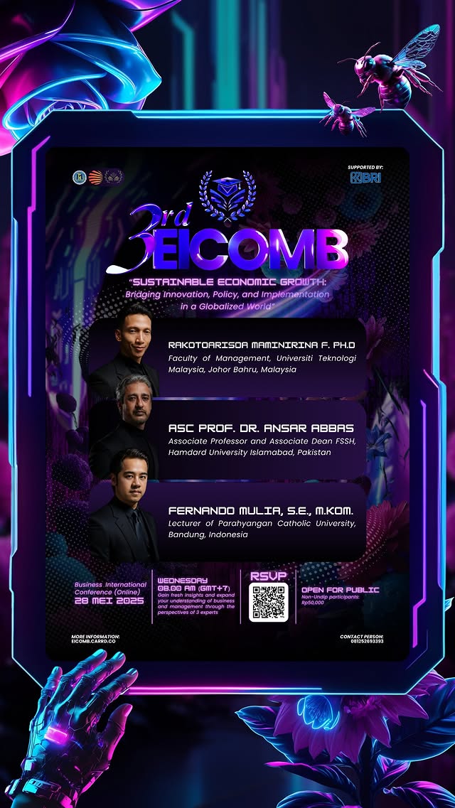 3rd Economic International Conference On Management and Business (EICOMB)
